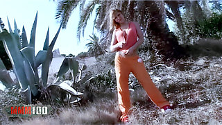 Jenny One: Beautiful Spanish Girl with Big Natural Tits Gets Naked Near an Abandoned Villa