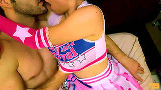 Hot Kissing with a Horny Cheerleader Nico Yazawa - Orgasm