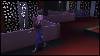 Sex At The Disco. Girls In Erotic Clothes Wicked Whims Sims 4