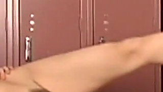 Leila Swan Exercises Naked & Fingers Pink