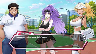 Tennis coach, adult game, hentai visual novel