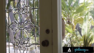 Girlsway - small redhead madi collins caught fingering at cougars Dana Vespoli & Reagan Foxx