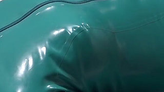 An amateur bothers a dominatrix, cum ower neck, life bug