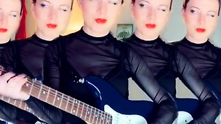 Pregnant Redhead Webcam Masturbation