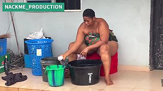 BBC Blowjob From African BBW Wife Homemade Sunday Morning