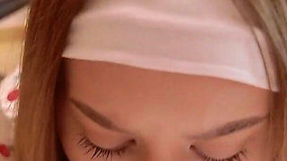 Angry Blonde Unleashes Raw Fury on Cock, No Mercy