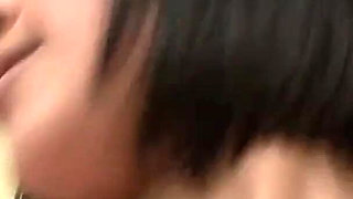 Hot Brunette Has Fun with 2 Black Dicks