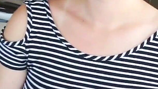 SisLovesMe - pretty big assed babe with glasses lets her horny stepbro cover her juicy twat with cum