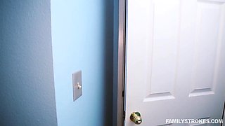Stepbro fucks me in and after shower