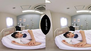Japanese students explore intense VR classroom POV passion