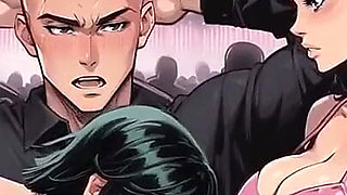 My New Girlfriend Taboo Hentai Game Ep.62 Swinger Couple Caught During a Deepthroat Foursome in the Club Vip Booth!