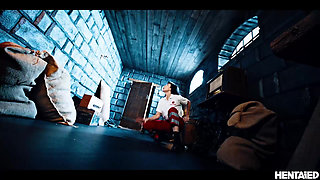 MILF Gets Filled with LOADS of Monster Cum Nonstop - Little Puck Hentai Alien Invasion