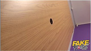 Crazy Glory Hole Fun For Brazilian And French Backpacker Girls