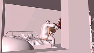 3D Adult Sex Animation Goddess High Fashion Character Render