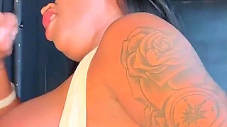 Maya Lynn Devours Cock at Gloryhole