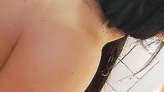 Big Tit Teen Kerry Fucked Through Wall in Tight Pussy