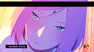Cheating Sakura fucked by Naruto cum inside and get pregnant