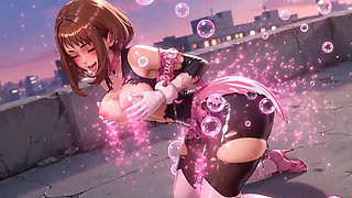 Uraraka My Hero Academia Oiled Slutty Tease Compilation Extended Version