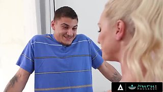 Nuru Oil Massage With Alexis Malone - Big Tits Canadian Girl Gets Fucked Hard By American Student