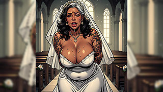 Sexy Indian Women in Church (ai Art)