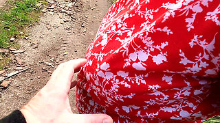 Vagina and Tit Punishment in the Woods