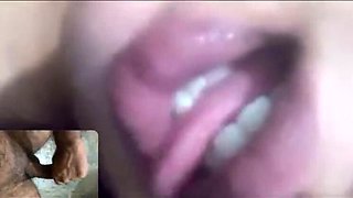 Arabicqueen Video Call Fun - Amateur Desi Aunty Gives Beginner Throat & Mouth Fetish Pleasure