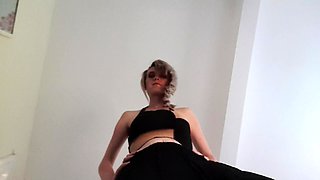 Flexible foot fetish masturbating with feet and hands
