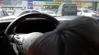 Public Blowjob in Parking Lot - Slut Swallows Cum with Dirty Talk