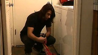 Magdalenas ride in the bathroom Anal Blonde Blowjob Cumshot