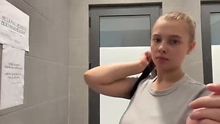 First Time Double Penetrating in Public