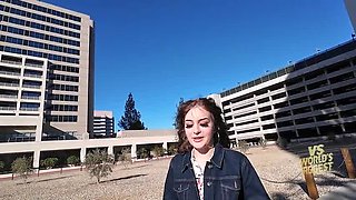 Tiny White Babe with Huge Ass Takes Massive Cock - Rough Fuck & Big Cumshots - Nala Nova vs Giant Dick
