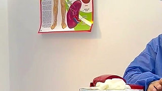 Gynecologist with Big Cock Fucks His Patients in the Middle of the Consultation and Cums in Their Pussy