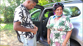 Redhead Fat Mature Destroyed by a BBC Taxi Driver