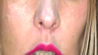 Hot Fun Swallowing Big Tangerines