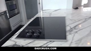 Slender teenie Mickey Tyler gets pruning lessons from stepdaddy