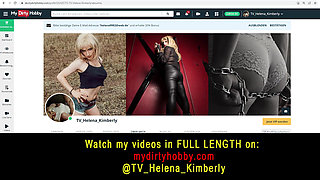 Tranny Rope Session! Naked Sub and Jeans Dom! Spanking! Slapping! Cum on Jeans!