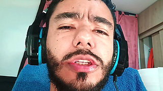 Sexy Colombian Man Urinating and Playing with His Foreskin