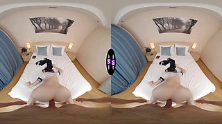 Polly yangs droplets her headphones and rails her boyfriend\u2019s hard douche dick - teenmegaworld