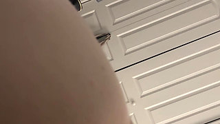 Fingering her tight ass