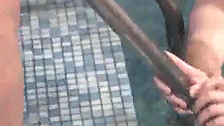 Kicking Fun in the Swimming Pool