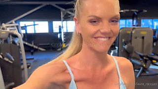 Laure Raccuzos Big Tits Cumshot