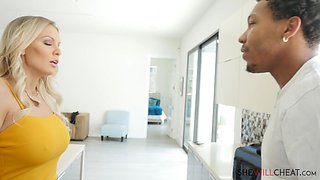 Kenzie Taylor's Blonde BBC Encounter Ignites While Away