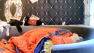 Close up teen foot worship