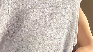 The Caring Doc Is Stuffing Her Hairy Asian Pussy with Her Panties