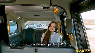 Fake taxi - i fucked my prior college schoolgirl in the back of my cab