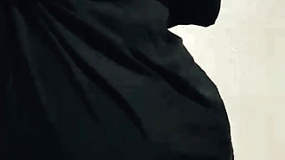 Ranou the Algerian Muslim plays with her