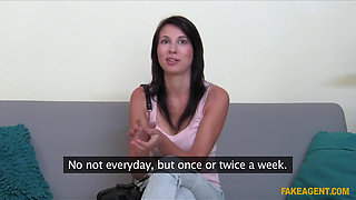 Fake Agent - Big Tit Mary Gets Casted & Learns to Perform for the Camera with Raw Office Pounding & Finish with Cum on Pussy