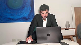 BDSM Secretary Submits to Brutal Face Fucking, Spanking, Whipping Domination and Foot Fetish Tor