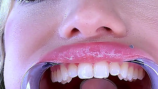 Teeth Fetish Extreme Close-up Dental Examination