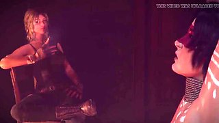 Lara Croft Bondage Fucked Hard by Monster - Hentai 3D Animation Sex